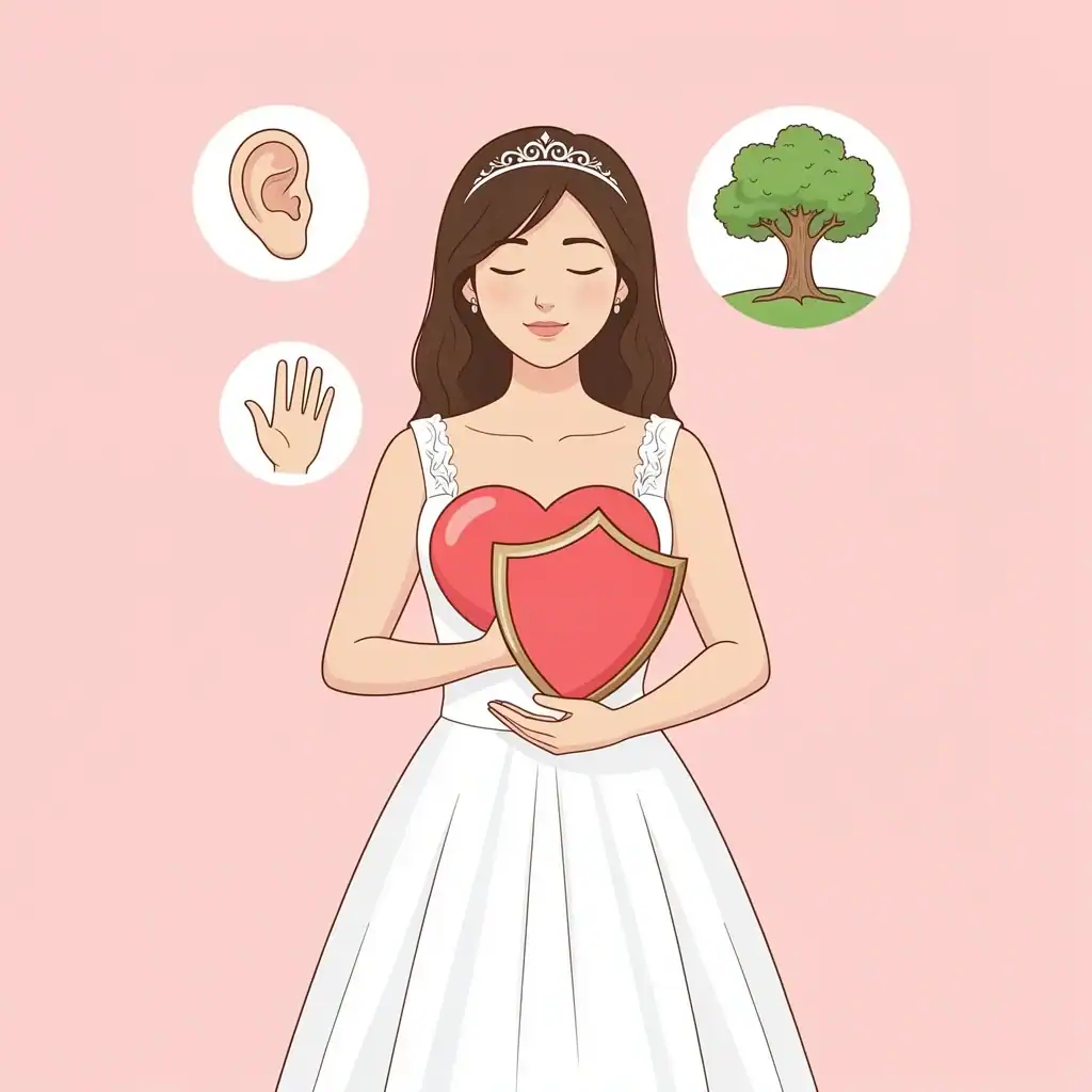 Emotional Toolkit for Bridesmaids Bridesmaid with emotional support tools like listening and setting boundaries
