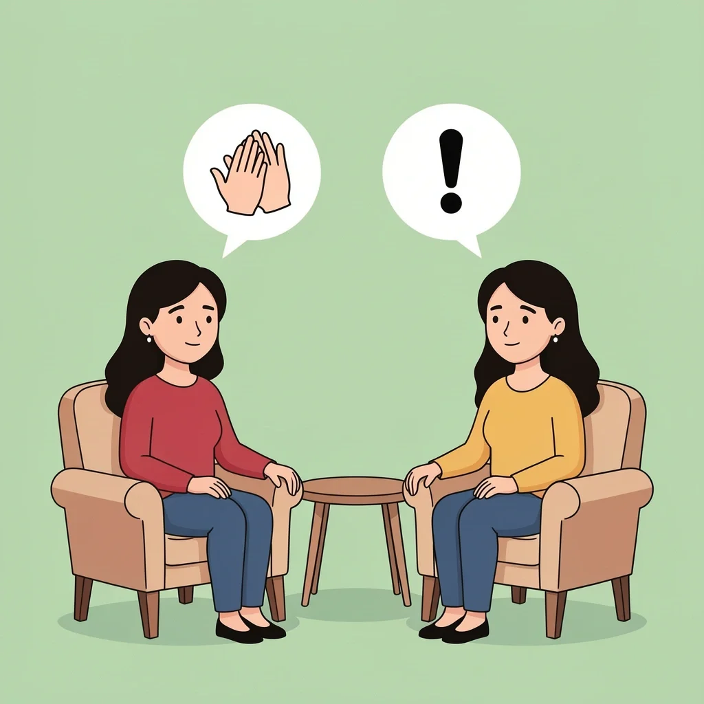 Common Pitfalls in First Marriage Counseling Session Couple in therapy illustrating common pitfalls: silence and blaming, with a neutral therapist