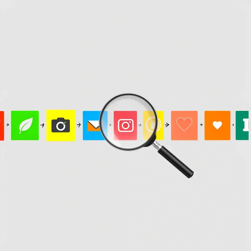 Platform Comparison Visual A row of colorful platform cards with icons and a magnifying glass, arrows showing comparison, representing different online invitation services