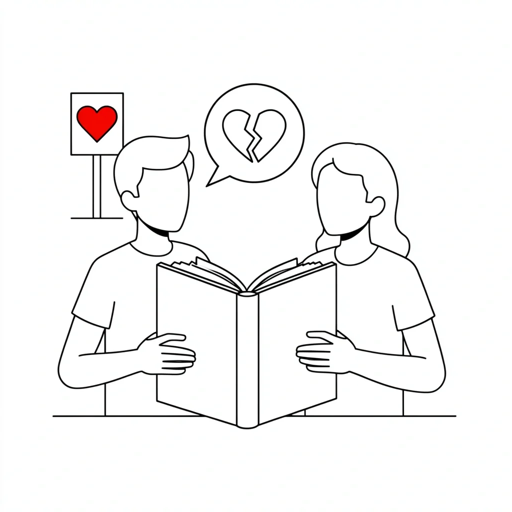 Devotional Red Flags Common pitfalls in couple devotionals visualized