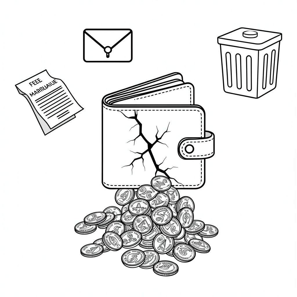 Hidden Wedding Budget Costs Hidden wedding costs like service charges, postage, marriage license, and cleanup fees