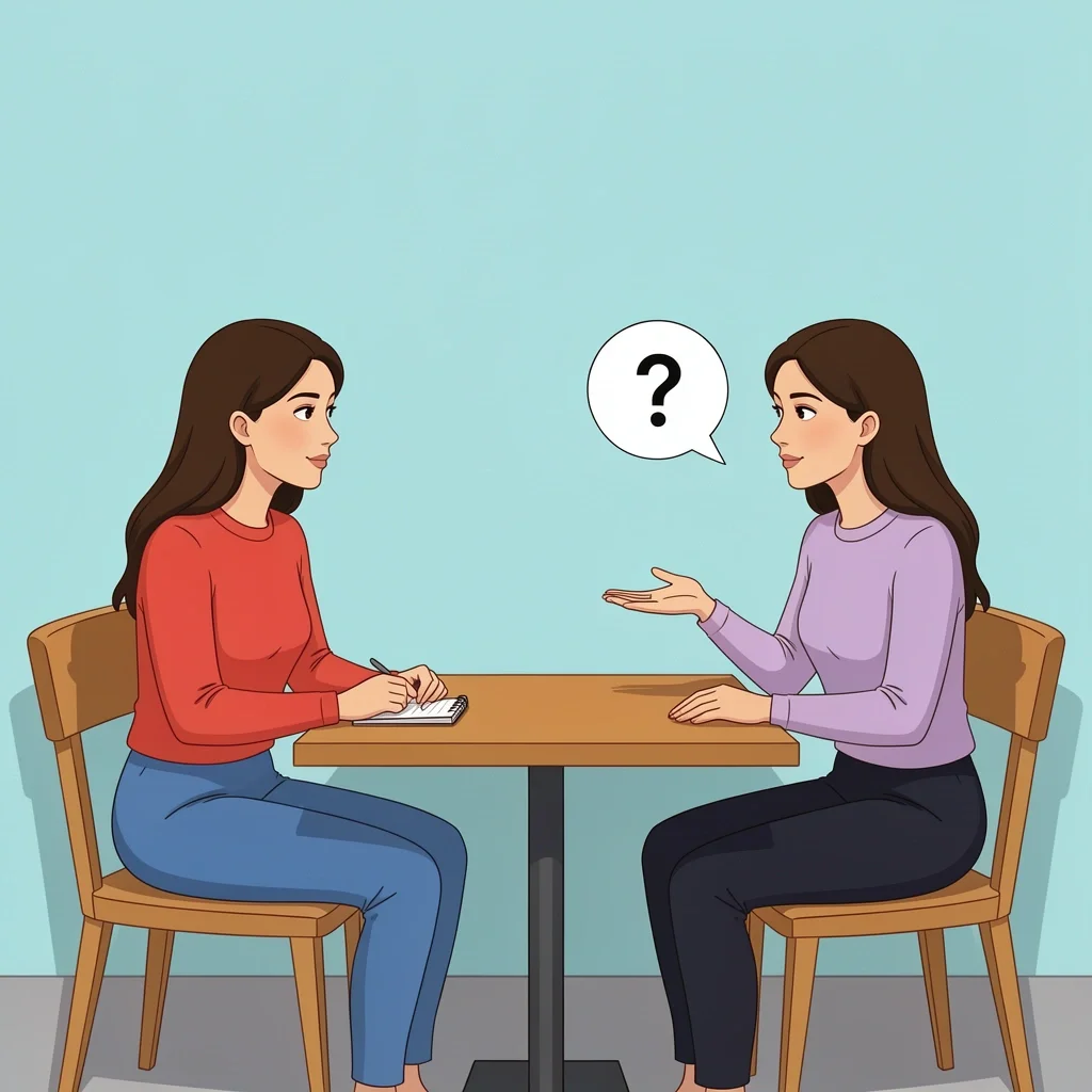 Expectations talk between bride and MOH Maid of honor and bride having an honest conversation about expectations in a cafe setting