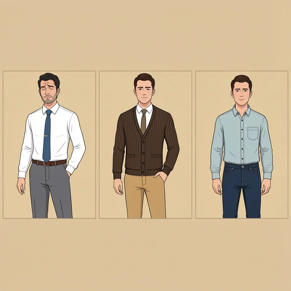 Myth vs Reality No Blazer Wedding Three panels illustrating myths and realities of wearing no blazer to a wedding