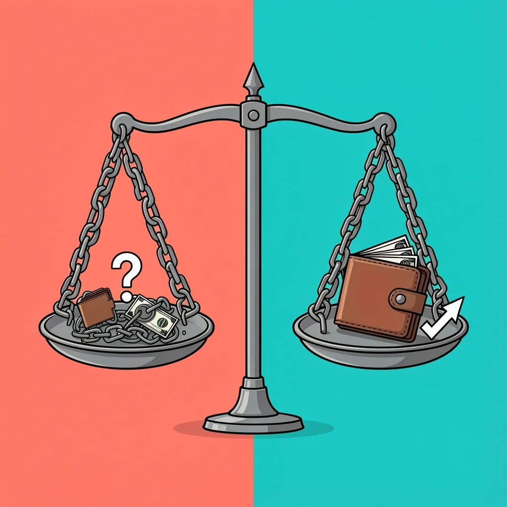 Why B-2 Wedding Visas Get Denied and How to Avoid It Scale showing reasons for wedding visa denial on left and solutions on right, with arrow pointing to positive side